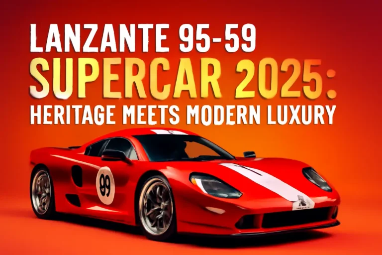 Lanzante 95-59 Supercar 2025: Heritage Meets Modern Luxury