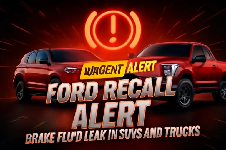 Ford Recall Alert: Brake Fluid Leak in SUVs and Trucks
