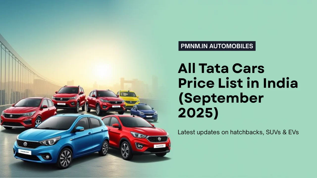 All Tata Cars Price List in India (September 2025)