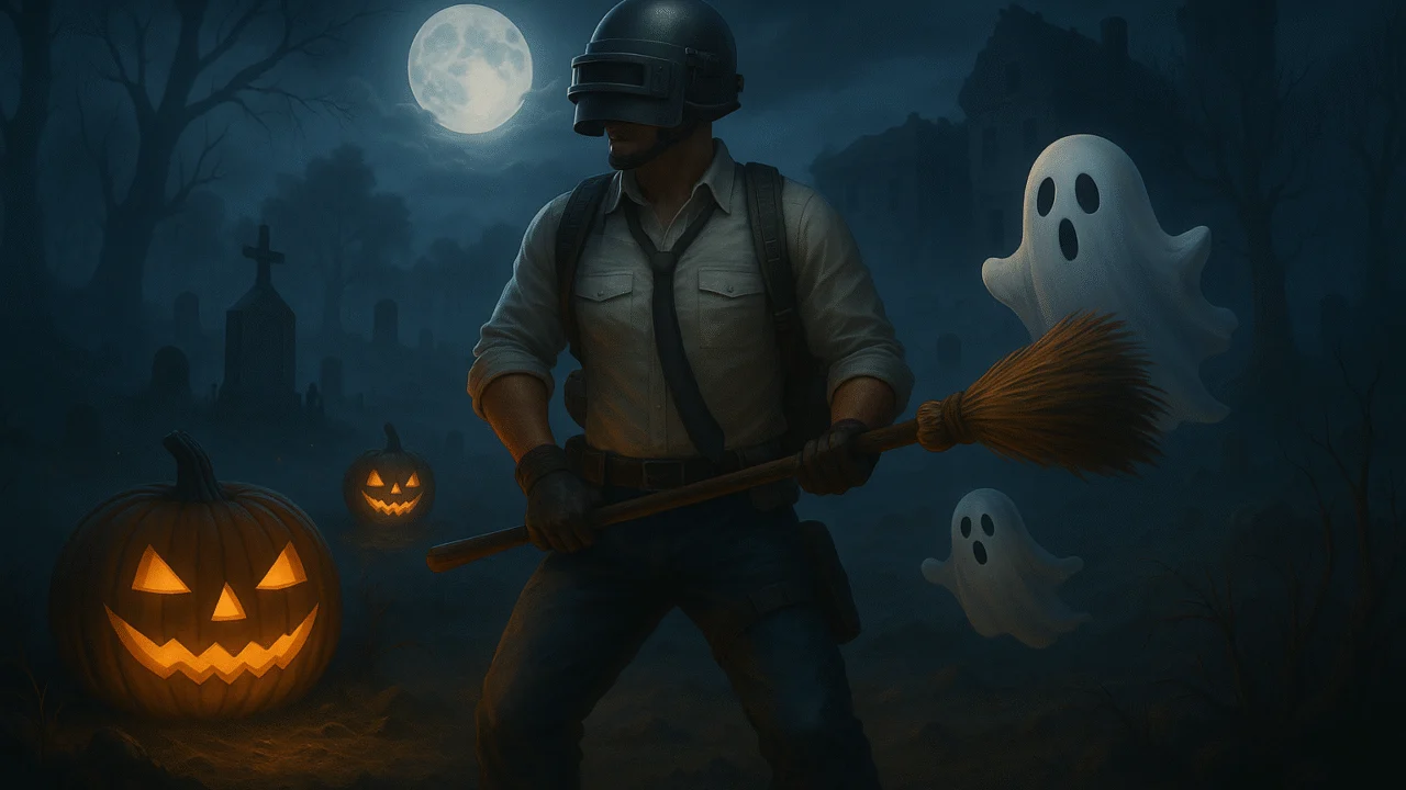 BGMI 4.0 Update Drops Sept 11 at Dawn: Spooky Soirée, Ghostie & Magic Broom Await