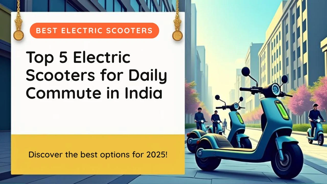Best Electric Scooters in India for Daily Commute (2025)