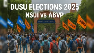 DUSU Elections 2025: NSUI vs ABVP Face-Off Grips Delhi University