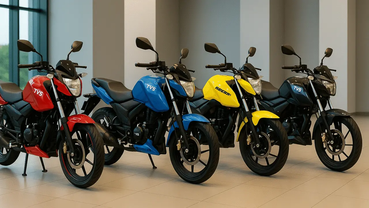 Good News for Riders: TVS Bikes Under 350cc to Get Cheaper with 18% GST