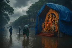 Kolkata Heavy Rain on 23 September 2025: Record Rainfall, Floods, and Durga Puja Preparations Hit