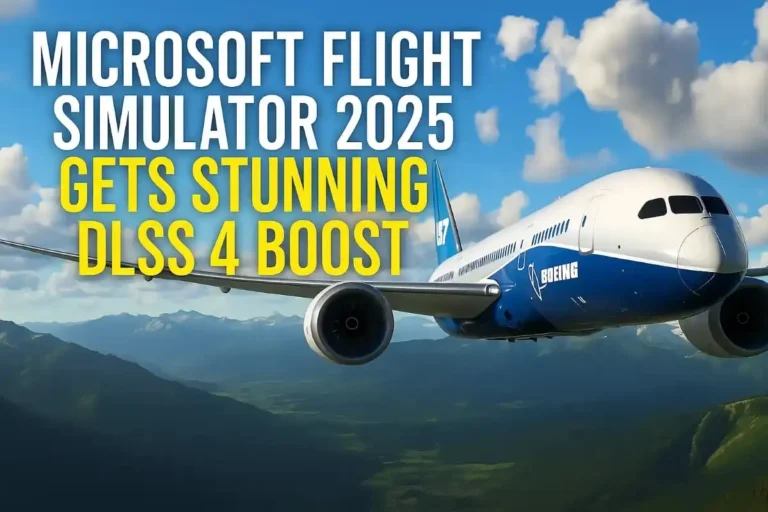 Microsoft Flight Simulator 2025 Gets Stunning DLSS 4 Boost