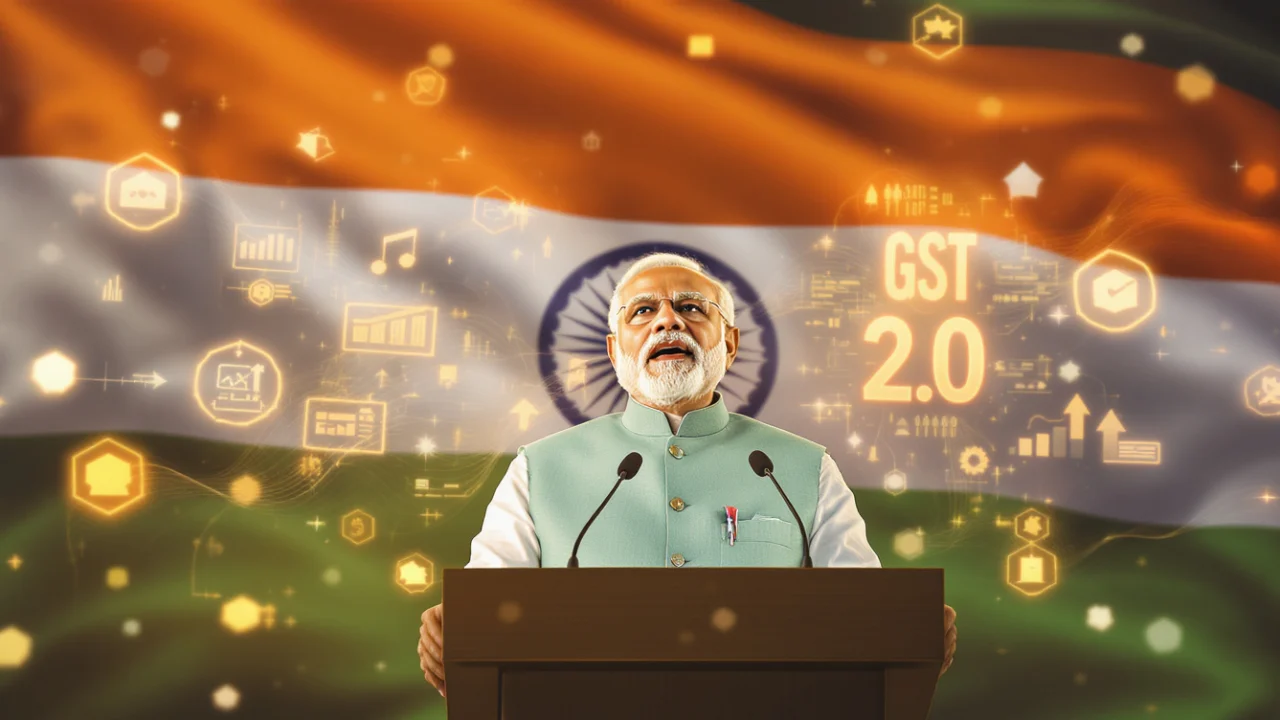 PM Modi’s 5 PM Speech: GST Reforms, I-T Exemptions, and a Push for Swadeshi