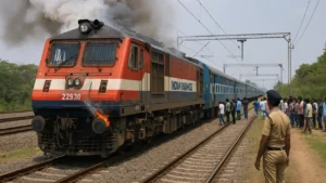 Palghar Train Scare: Engine Catches Fire, Passengers Evacuated Safely