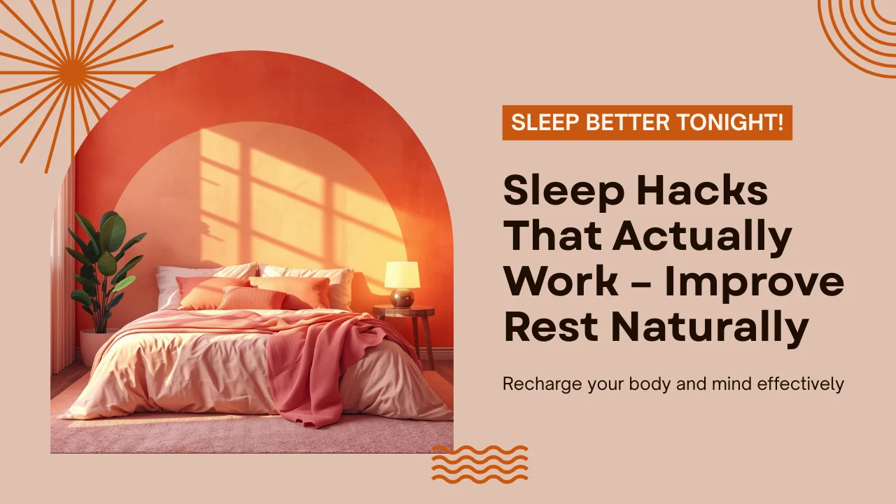 Sleep Hacks That Actually Work – Improve Rest & Recharge Naturally
