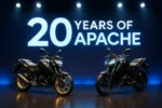 TVS Apache Turns 20: Special Black & Gold Edition