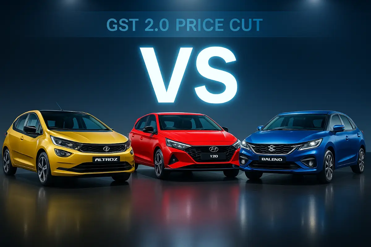Tata Altroz vs Hyundai i20 vs Maruti Baleno After GST 2.0