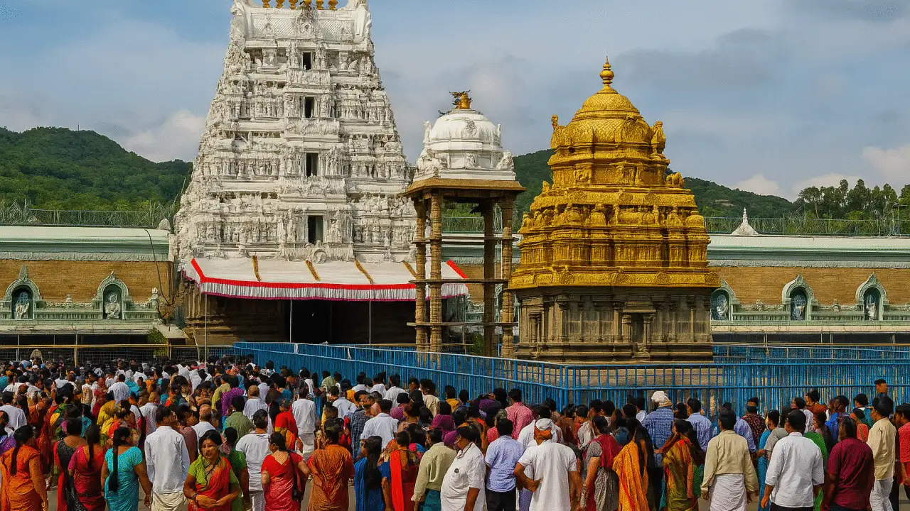 Tirupati Temple Embraces AI for Crowd Control and Darshan Management: A New Era for Pilgrims
