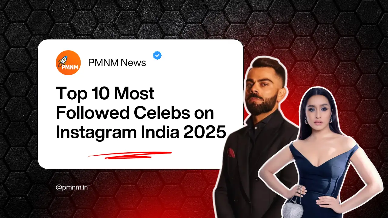Top 10 Most Followed Celebs on Instagram India 2025