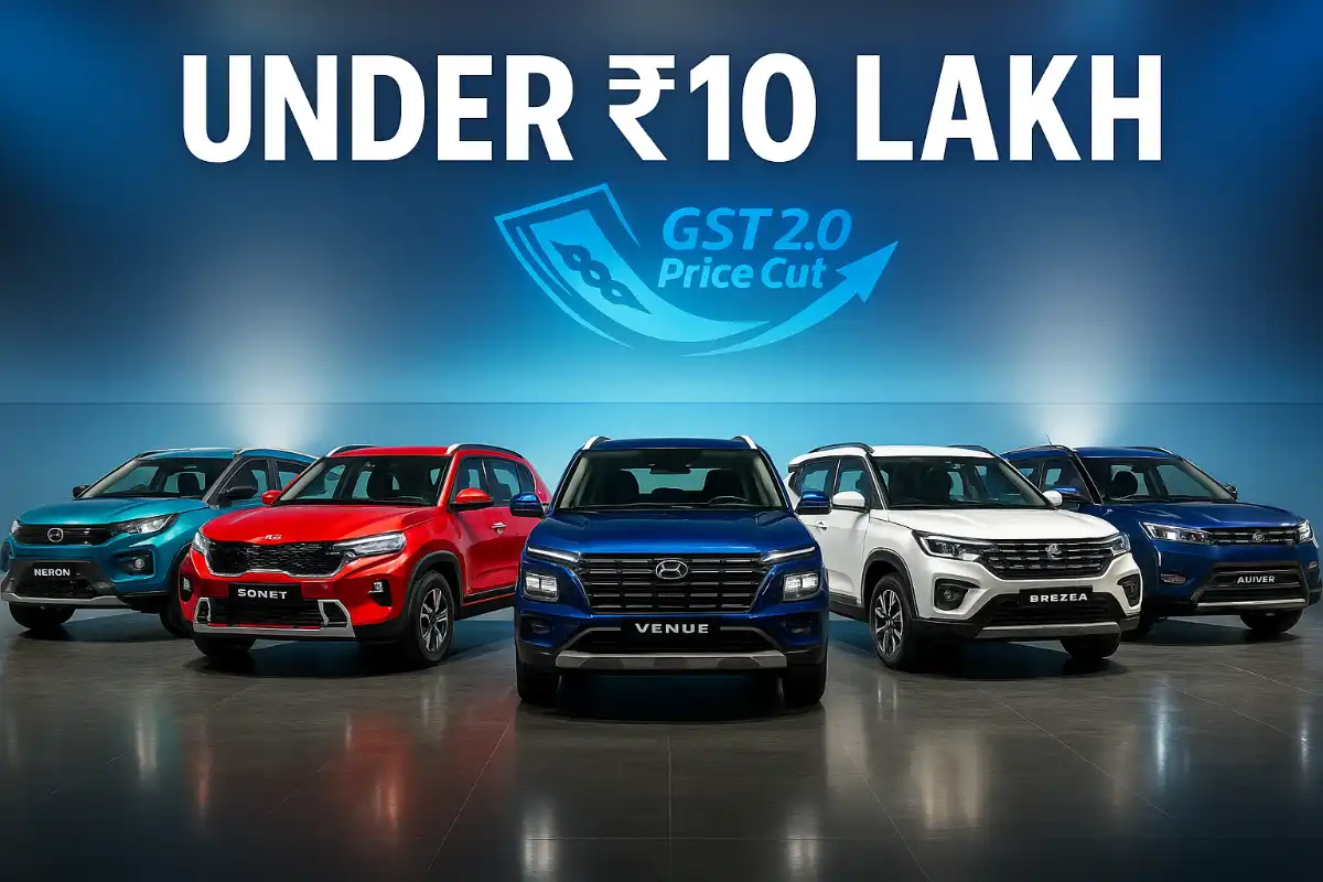 Top 5 Compact SUVs Under ₹10 Lakh After GST 2.0 Price Cuts