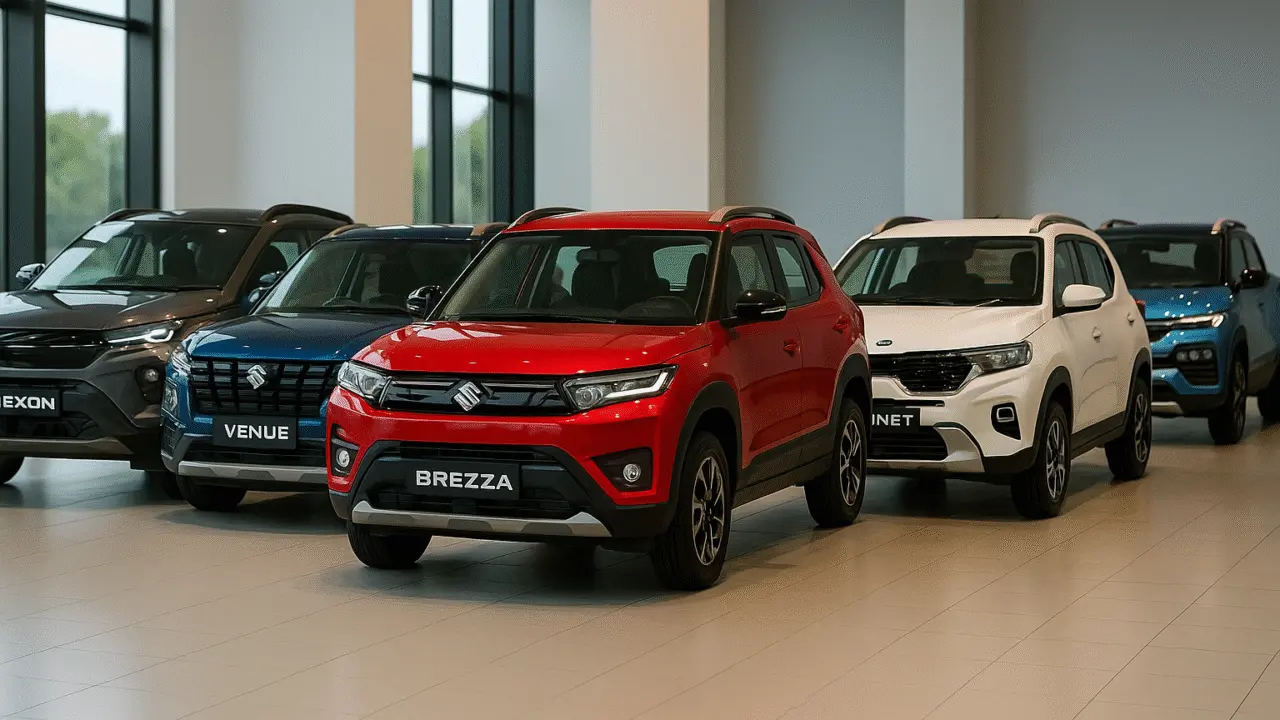 Top 5 Compact SUVs Under ₹10 Lakh After GST 2.0 Price Cuts