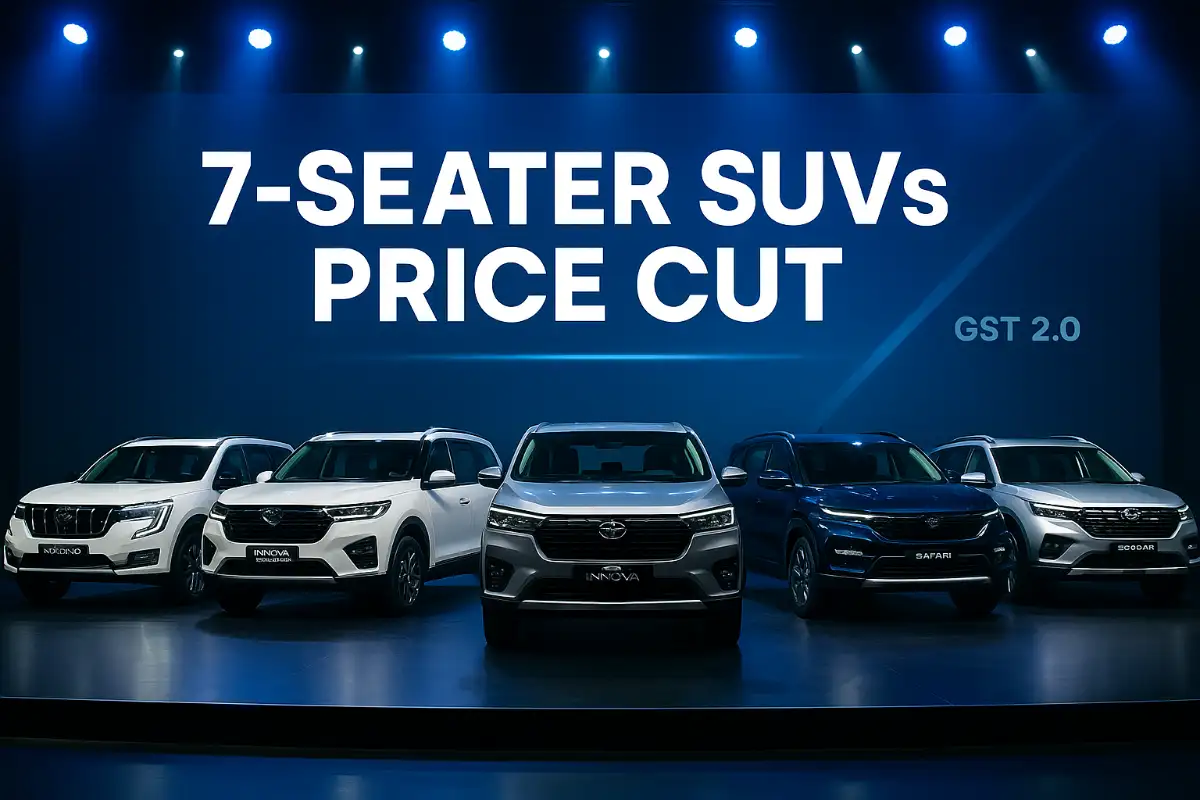 Top 5 Seven-Seater SUVs Now Cheaper After GST 2.0 Price Cuts
