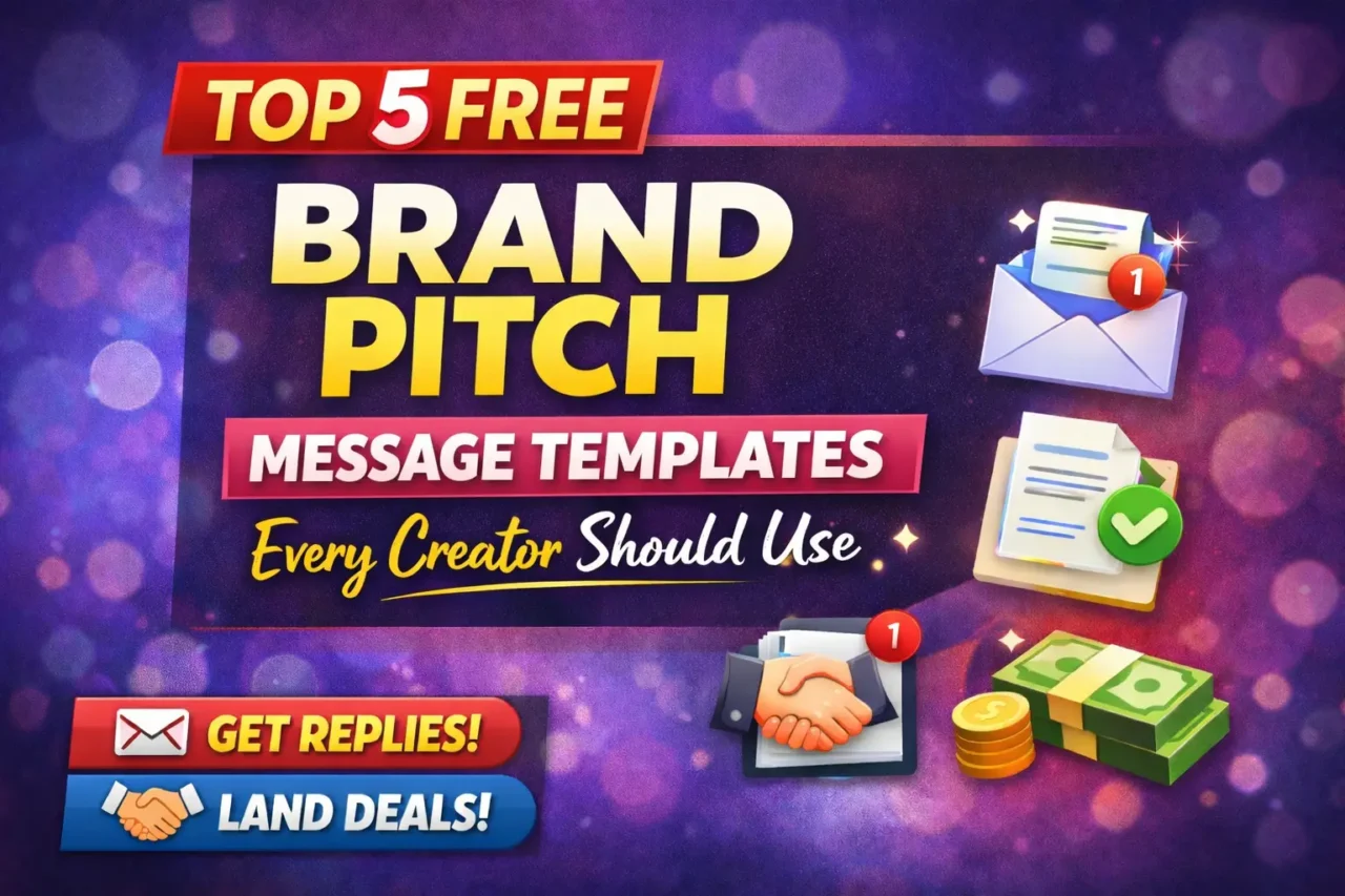5 Brand Pitch Message Templates Every Creator Should Use