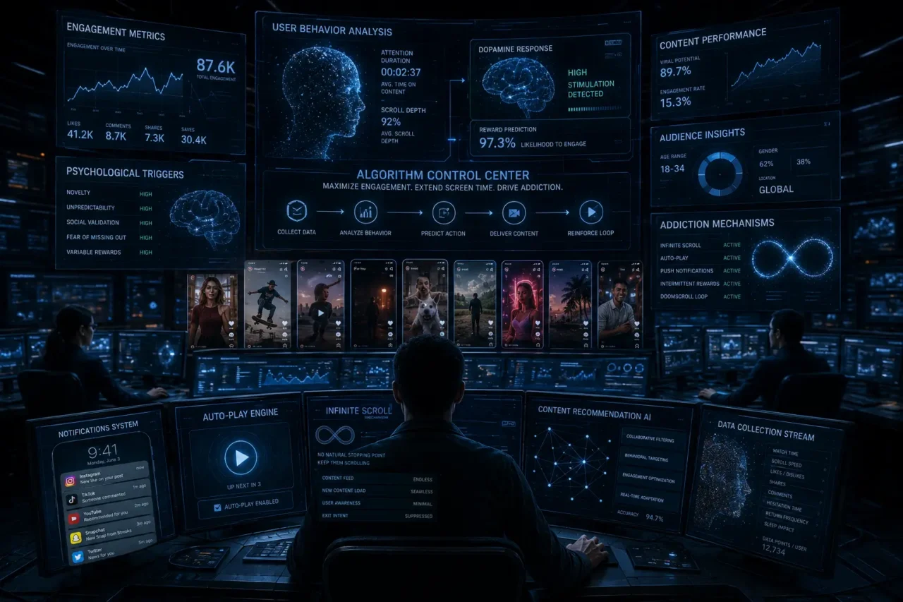The Psychological Design Behind Social Media Apps